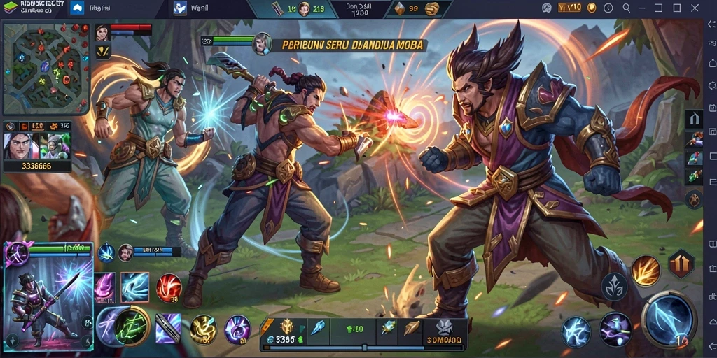 Penggambaran seru aksi permainan MOBA di <strong>333666</strong>