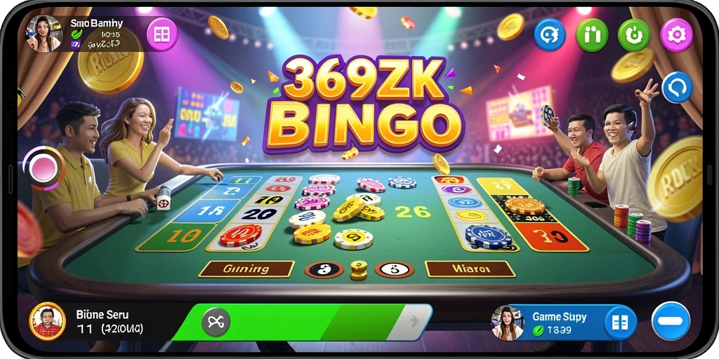 Tampilan gameplay Bingo yang seru dan interaktif di 369ZK.