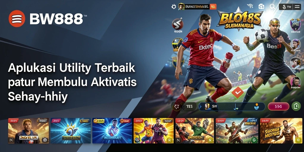 Tampilan antarmuka BW888 yang sederhana dan intuitif.