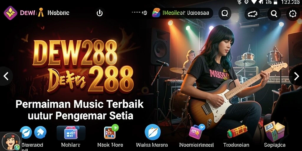 Tangkapan layar DEWI288 menampilkan gameplay seru dan interaksi pengguna.