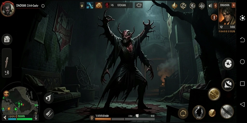 Gameplay menyeramkan dengan suasana gelap dan mencekam di DMD686.