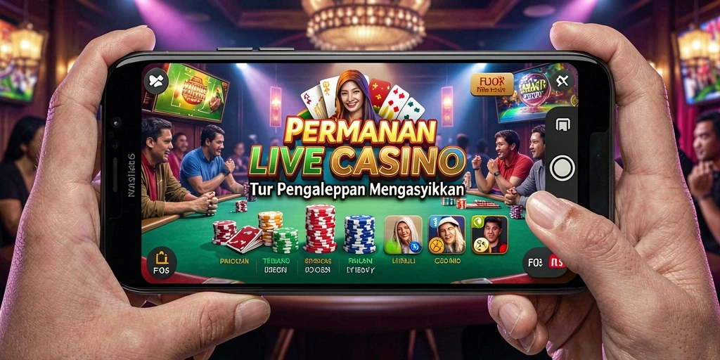 Tampilan gameplay F08 yang menarik di Live Casino dengan dealer langsung.