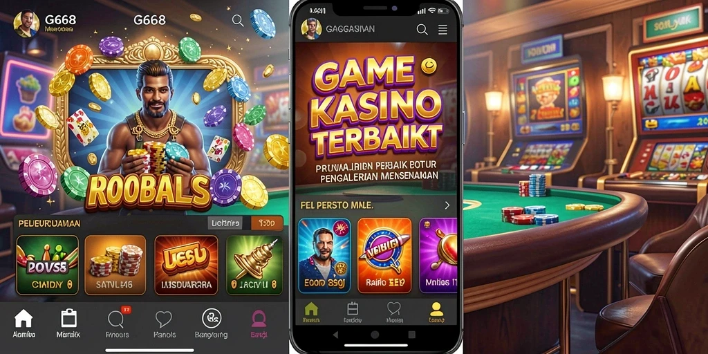 Tampilan menarik dari gameplay Kasino di G668 yang memikat.