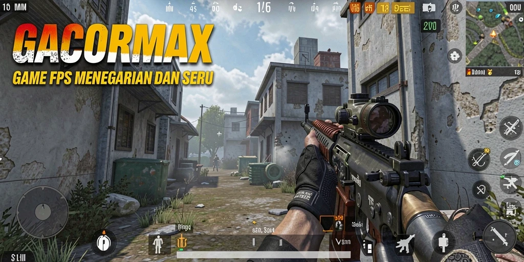 Gameplay intens GACORMAX yang menampilkan pertempuran seru di medan tempur.