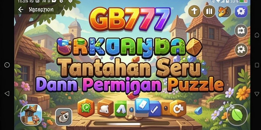 Screenshot gameplay <strong>GB777</strong> yang menampilkan level puzzle menantang.