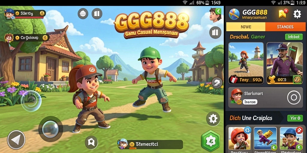 Tampilan gameplay GGG888 yang mengasyikkan dan penuh warna.