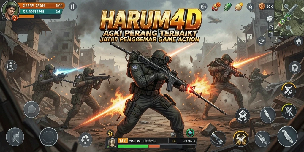Gameplay seru penuh aksi dari HARUM4D.