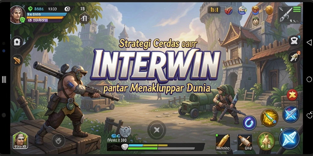 Tampilan gameplay INTERWIN yang mendebarkan dan penuh strategi.
