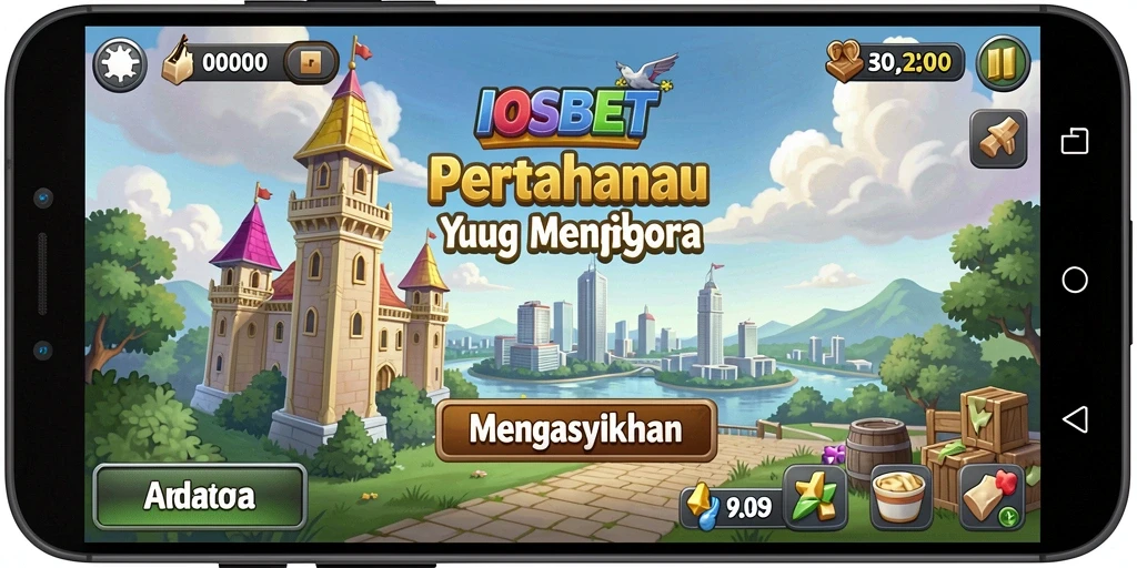 Gameplay menara pertahanan yang menantang dan seru di IOSBET.
