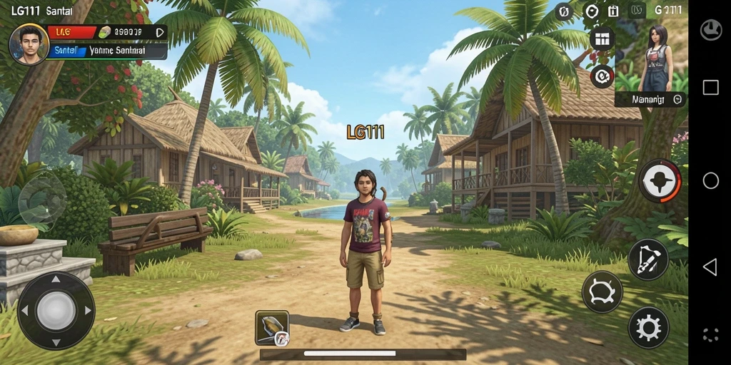 Screenshot utama LG111 memperlihatkan keseruan gameplay Casual yang menghibur.