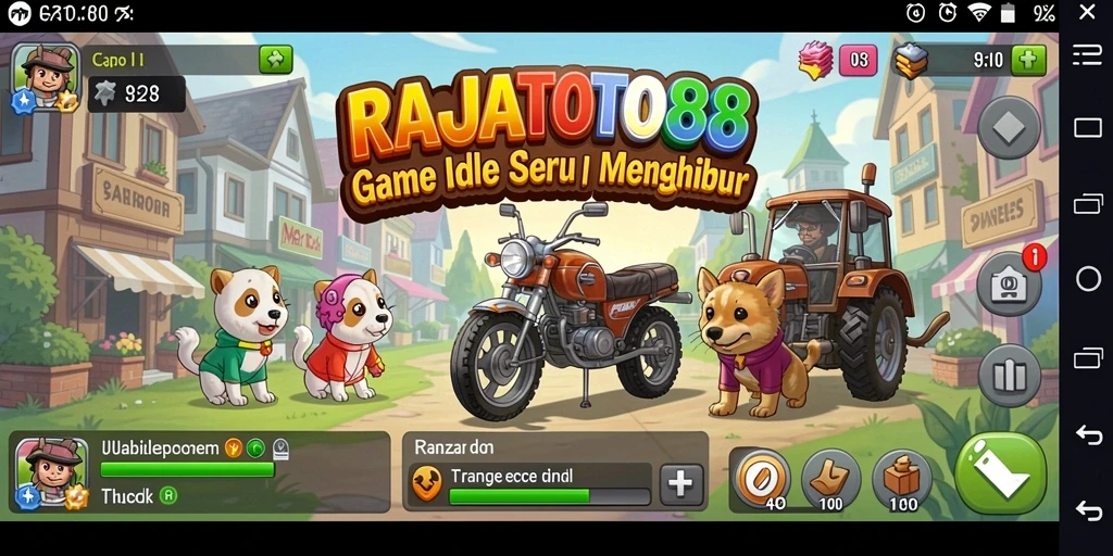 Gameplay menarik RAJATOTO88 dengan elemen Idle yang seru.