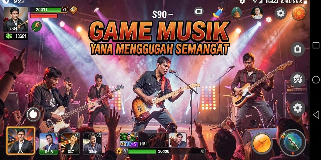 Gameplay S80 menampilkan interaksi seru dengan lagu-lagu favorit.