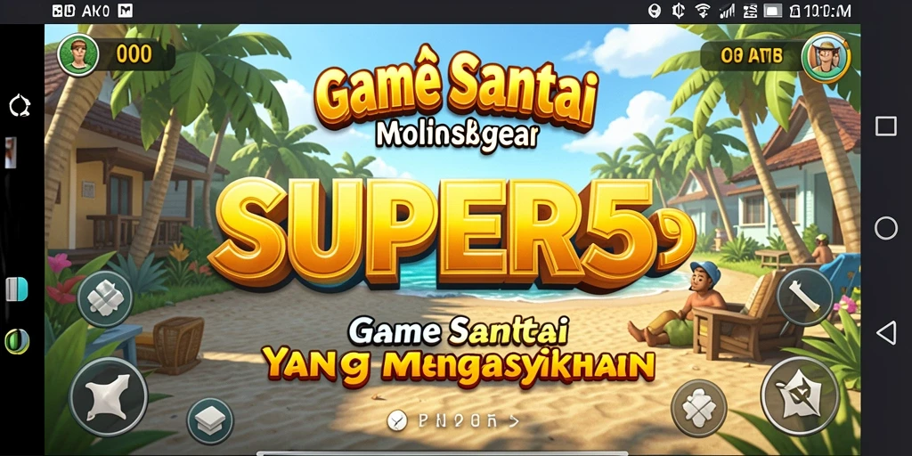 Tampilan gameplay SUPER5 yang menyenangkan dan menarik.