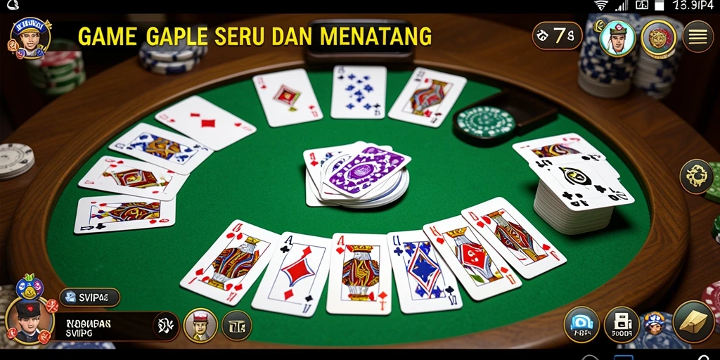 Screenshot gameplay seru dan mendebarkan dari SVIP4.