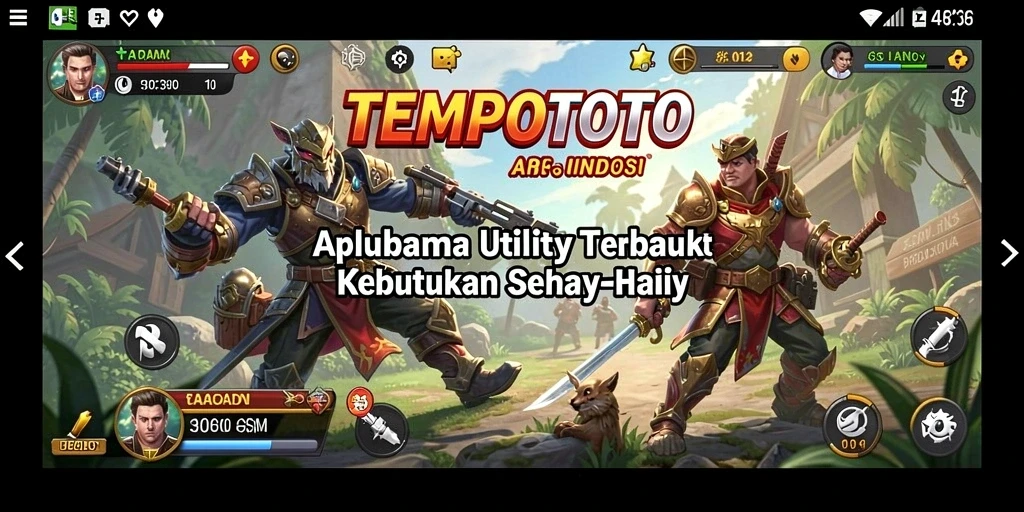 Screenshot utama TEMPOTOTO menampilkan antarmuka aplikasi Utility yang intuitif.