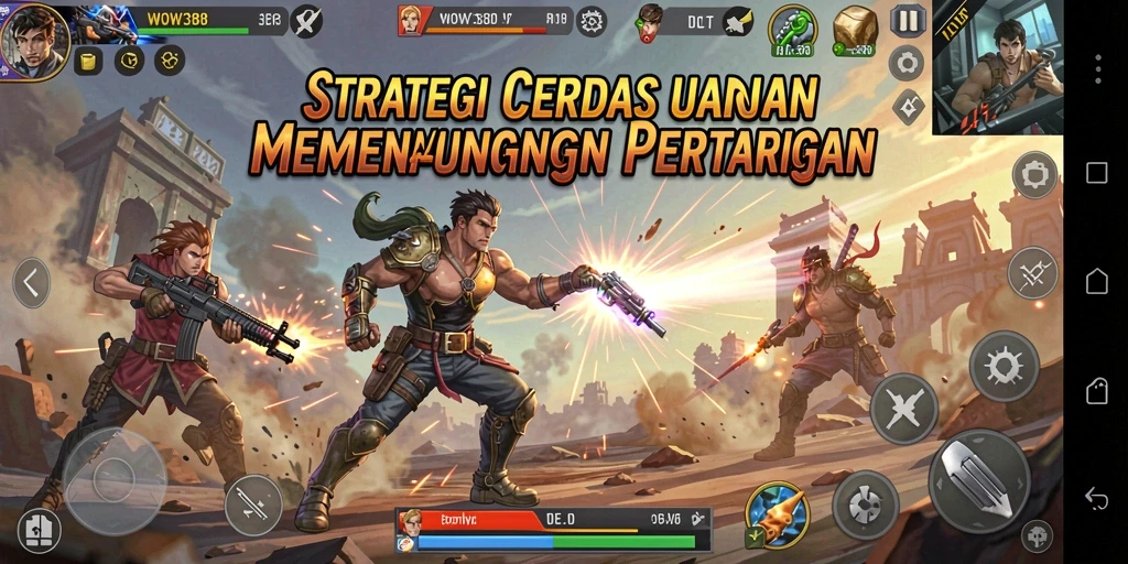 Screenshot WOW388 menunjukkan pertempuran strategi yang mendebarkan.
